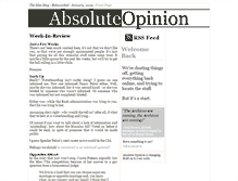 Tablet Screenshot of absoluteopinion.org