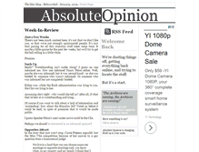 Tablet Screenshot of absoluteopinion.com